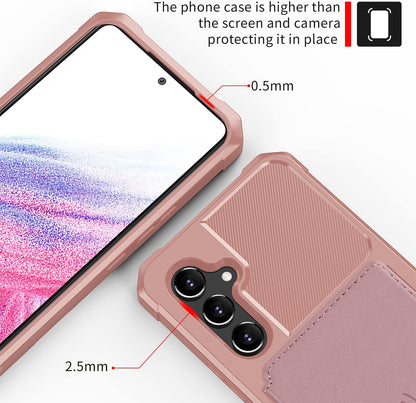 Samsung Galaxy A14 Hoesje - Rosegoud - RFID Back Cover