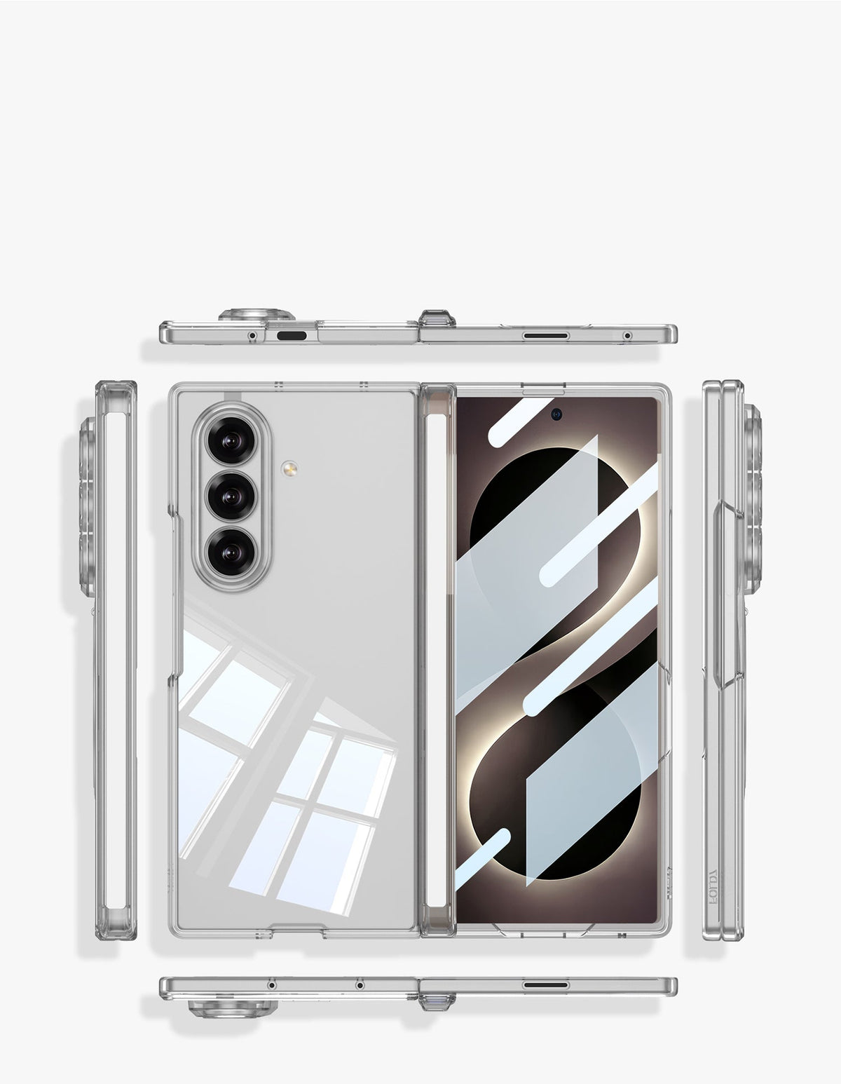 Samsung Galaxy Z Fold8 Ultra Hoesje - Zwart - 360 Graden Full Body Case met Ingebouwde Screenprotector