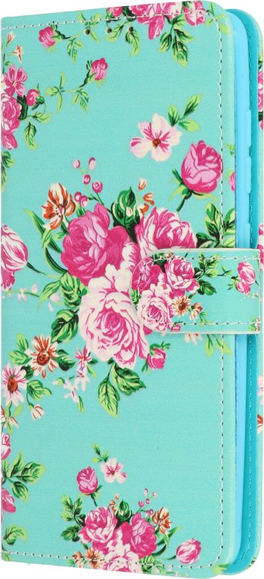 Samsung Galaxy S23 Hoesje - Bloemen - Print Bookcase