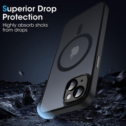Coque iPhone 13 - Noir - Matte Armor MagSafe Back Cover