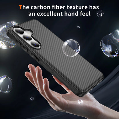Samsung Galaxy S26 Case - Matte Black - Carbon MagSafe Back Cover