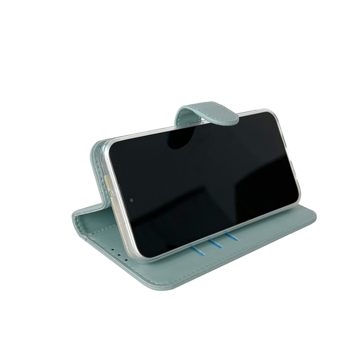 Samsung Galaxy A55 Hoesje - Licht Blauw - Bookcase