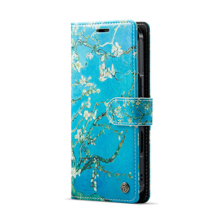 Apple iPhone Air Case - Almond Blossom - Luxury Faux Leather MagSafe Wallet Case
