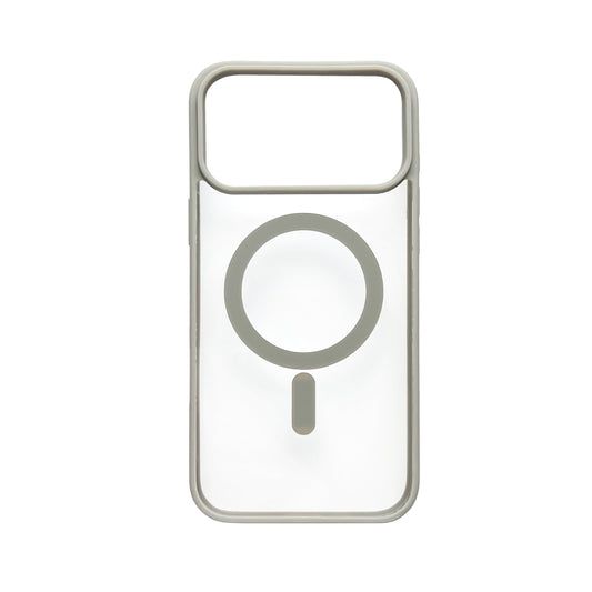 Apple iPhone 17 Pro Max Hülle - Grau - Bumper-MagSafe-Backcover