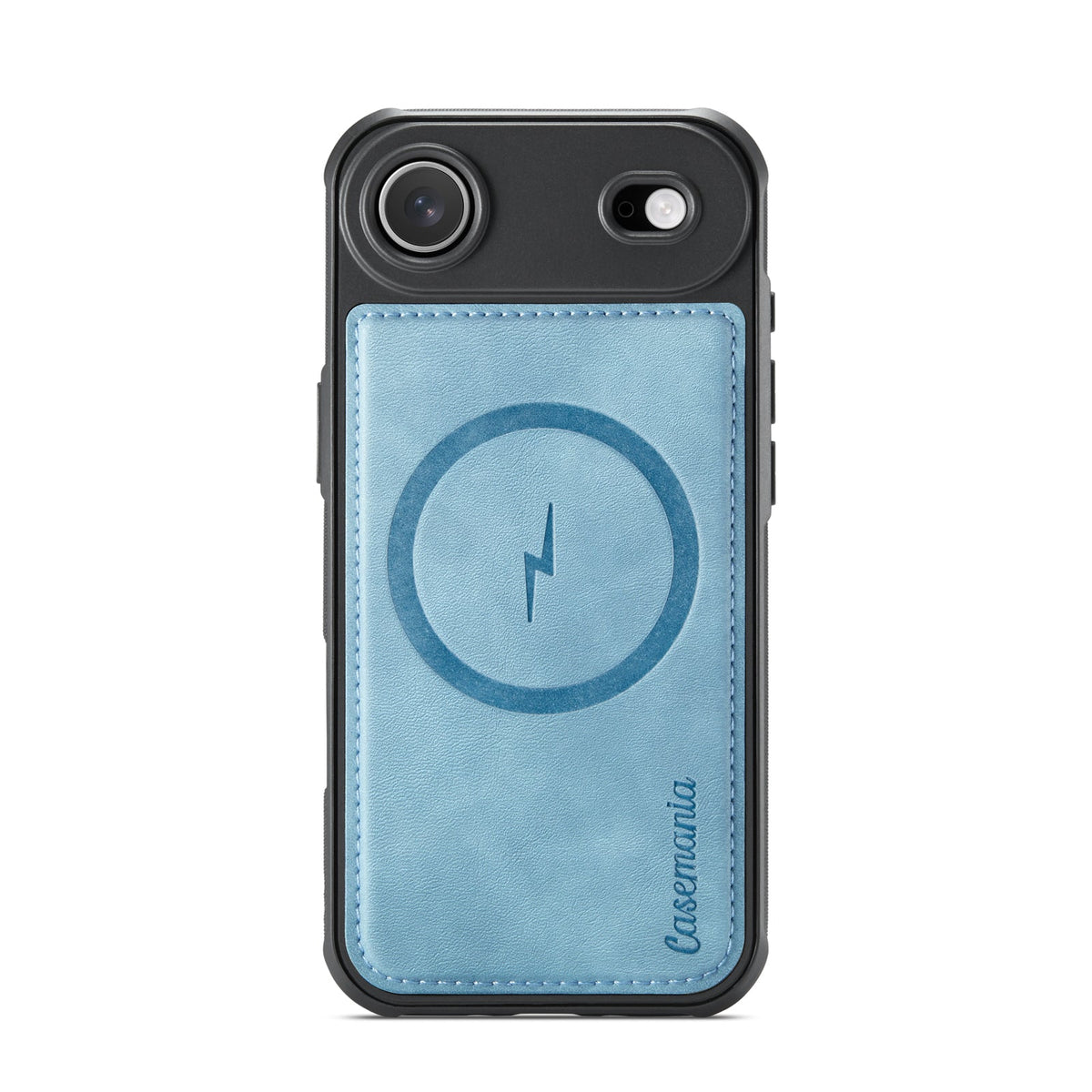 Apple iPhone Air Case - Aqua Blue - Faux Leather MagSafe Back Cover
