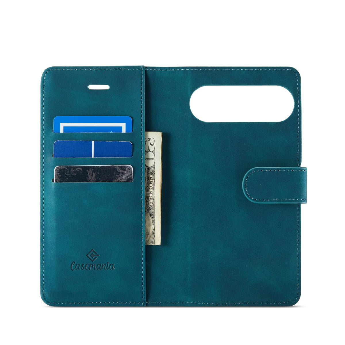 Google Pixel 9 Pro Case - Emerald Green - 2-in-1 Wallet Case