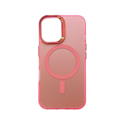 Apple iPhone 16 Hoesje - Roze - Fusion Armor MagSafe Back Cover