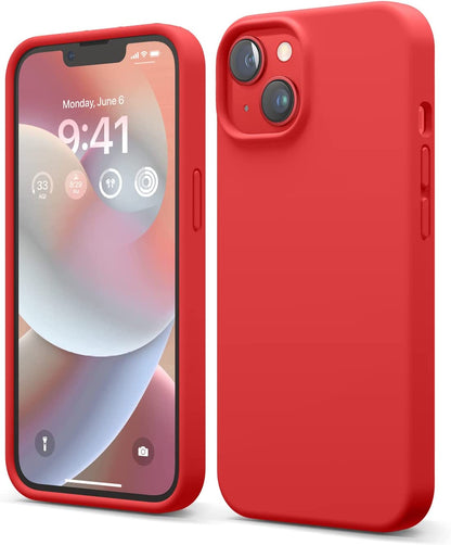 iPhone 14 Plus Hoesje - Rood - Liquid Siliconen Back Cover