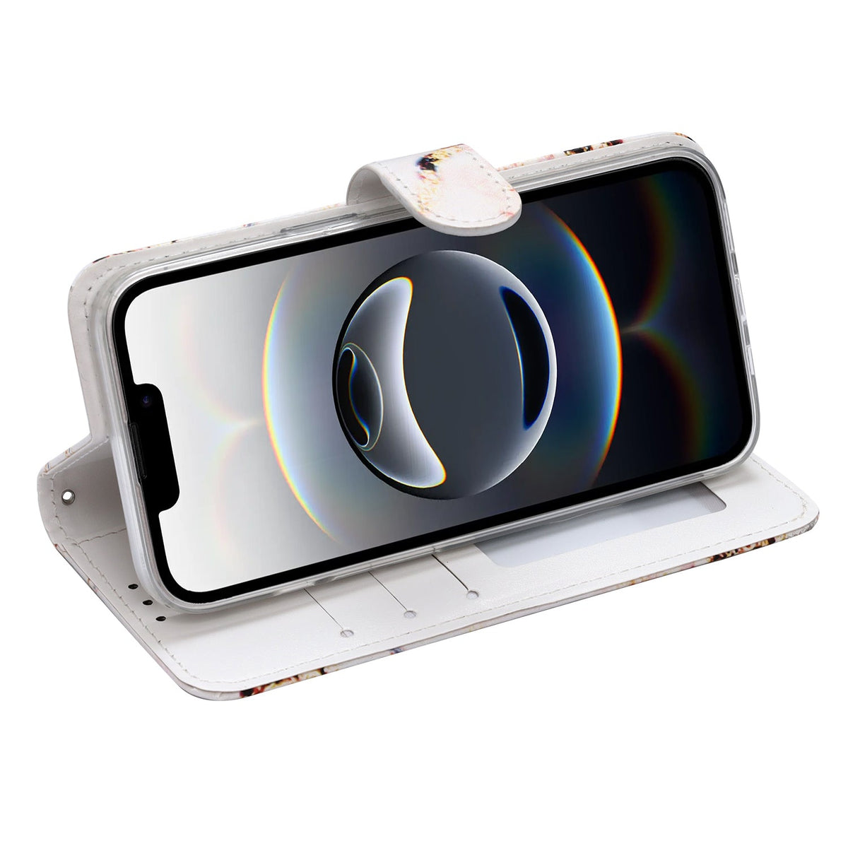 Samsung Galaxy A53 Case - Marble Sand - Print Wallet Case