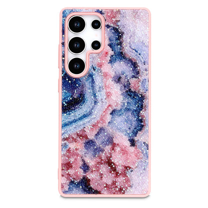 Samsung Galaxy S23 Ultra Hoesje - Nova - Diamant Marmer Glitter Back Cover