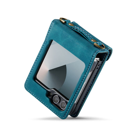 Samsung Galaxy Z Flip 7 FE Hoesje - Emerald Green - Bookcase met Telefoonkoord