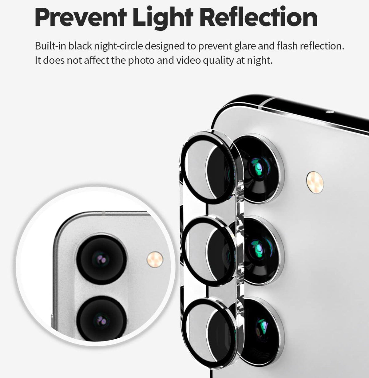 Samsung Galaxy S23 Plus / S23 Camera Shield - 2 Stuks