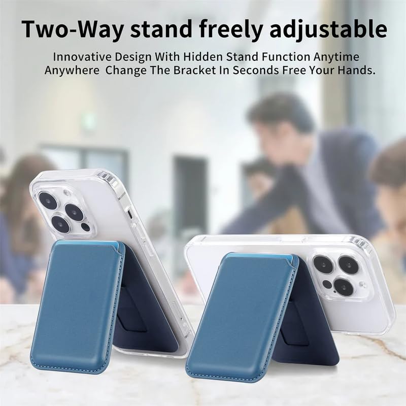 Porte-cartes magnétique avec support Casemania - Bleu