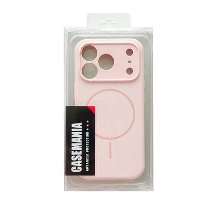 iPhone 17 Pro Hoesje - Roze - Liquid MagSafe Thin Ring Back Cover