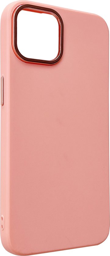 Apple iPhone 14 Plus Hülle - Rosa - Stoßfestes Silikon Backcover