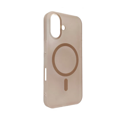 Apple iPhone 17 Case - Brown - Frosted Matte Hard Case MagSafe Back Cover