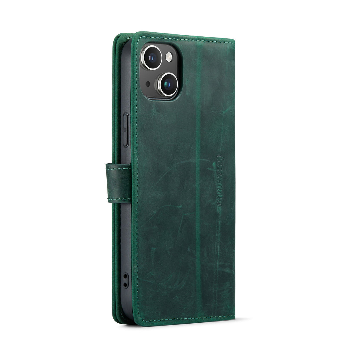 Apple iPhone 11 Case - Green - Genuine Leather Wallet Case