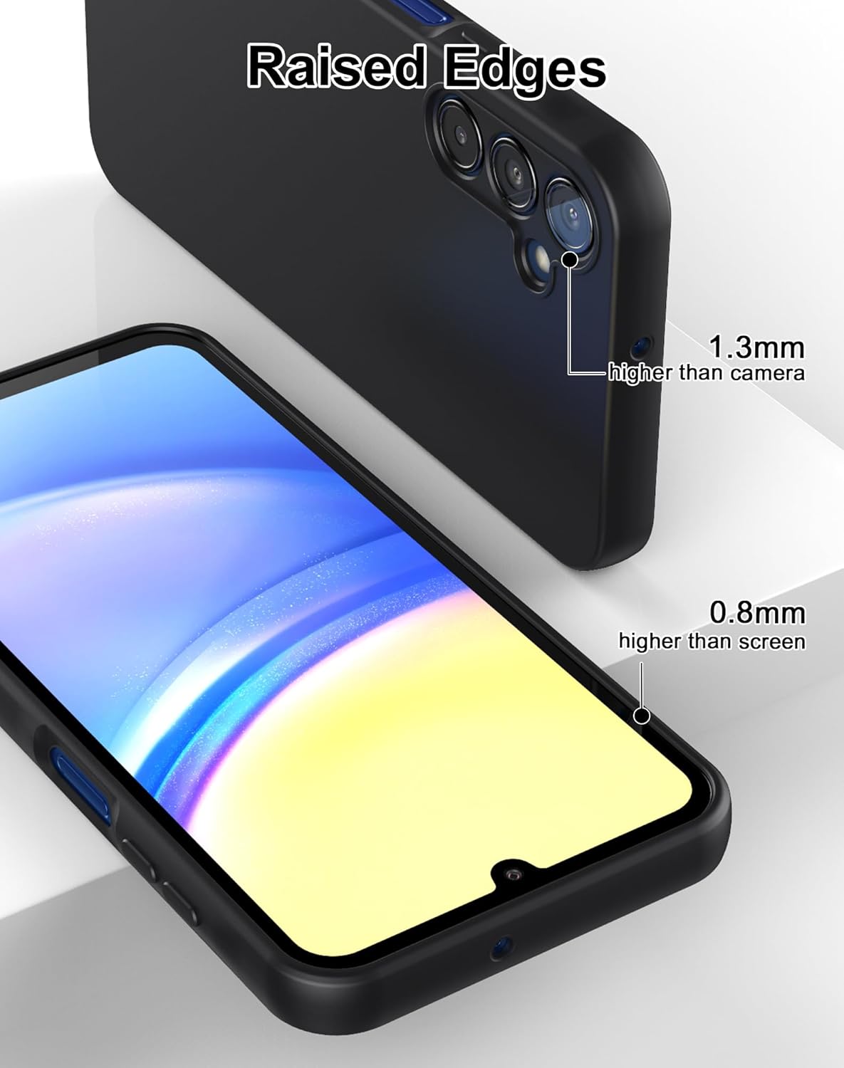 Samsung Galaxy A36 Hoesje - Zwart - Siliconen Back Cover