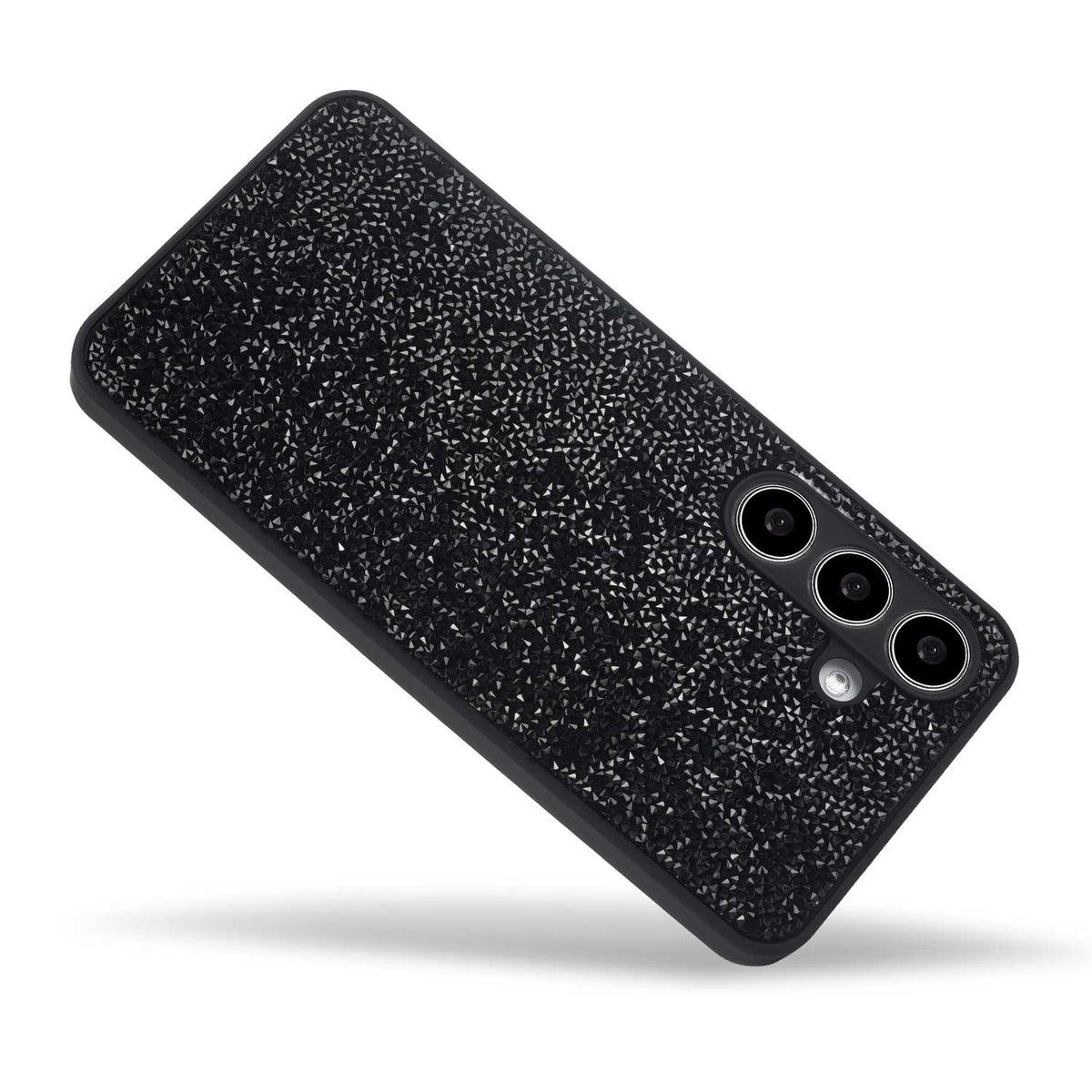 Coque Samsung Galaxy S23 - Noir - Étui arrière à paillettes diamant