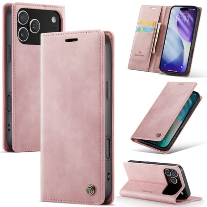 Apple iPhone 18 Pro Hoesje - Pale Pink - Luxe Dunne Bookcase