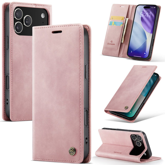 Apple iPhone 18 Pro Case - Pale Pink - Luxury Thin Wallet Case