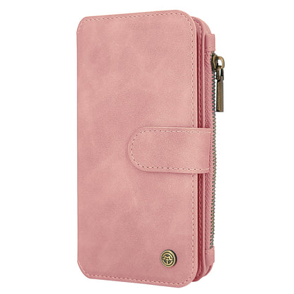 Samsung Galaxy S25 Hoesje - Pale Pink - 2 in 1 Bookcase met Rits