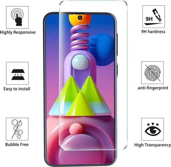 Samsung Galaxy M51 Screenprotector - Tempered Glass - 1 Stuk
