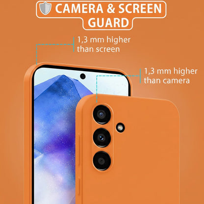 Samsung Galaxy S26 Hoesje - Oranje - Liquid Siliconen Camera Back Cover
