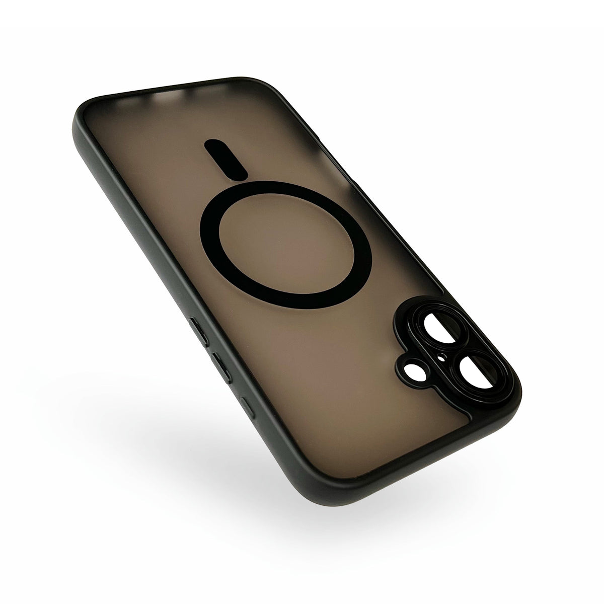 Apple iPhone 16 Plus Hoesje - Zwart - Matte Armor MagSafe Back Cover met Camerabescherming