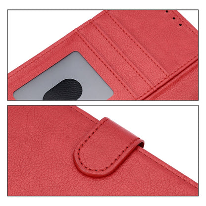 Samsung Galaxy A37 Hoesje - Rood - Luxe Kunstlederen Portemonnee Bookcase