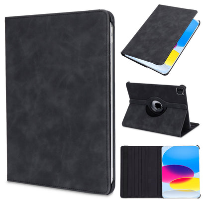 Étui tablette iPad Pro 11 pouces 2022 - Gris anthracite - Étui rotatif type livre