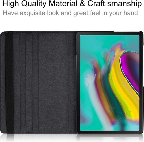 Samsung Galaxy Tab A7 (2020) Tablethoes - Zwart - Draaibare Bookcase