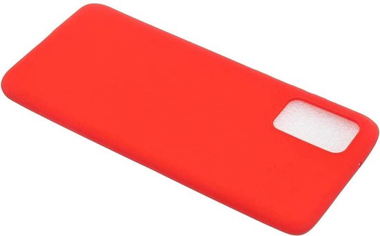 Samsung Galaxy A41 Case - Red - Silicone Back Cover
