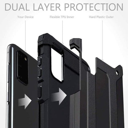 Samsung Galaxy S20 Hoesje - Zwart - Armor Back Cover