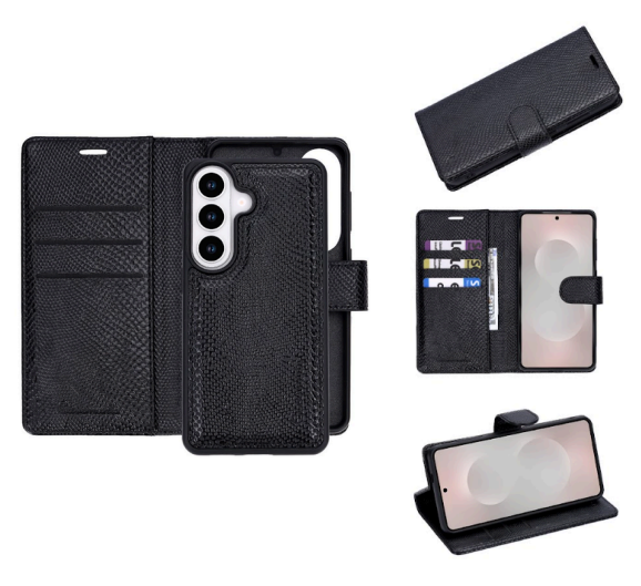 Samsung Galaxy A57 Hoesje - Zwart - 2 in 1 MagSafe Bookcase
