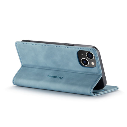 Apple iPhone 15 Hoesje - Aqua Blue - Dunne Bookcase