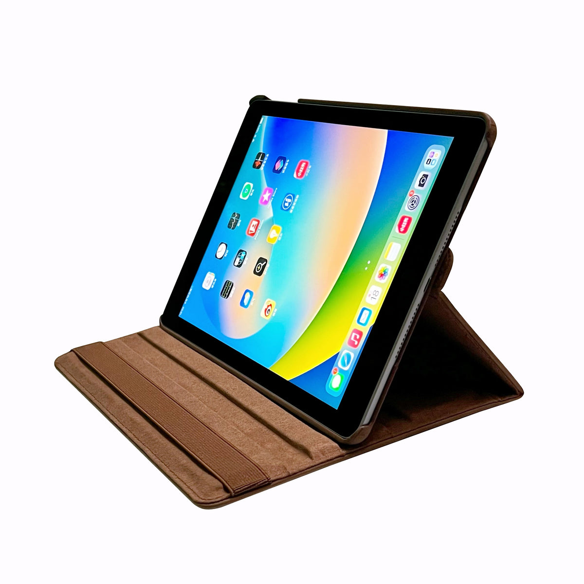 Apple iPad Air 1 9.7 (2013) Tablethoes - Sienna Brown - Draaibare Bookcase