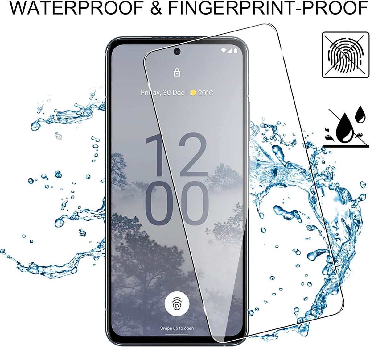 Nokia X30 Screenprotector - Tempered Glass - 2 Stuks