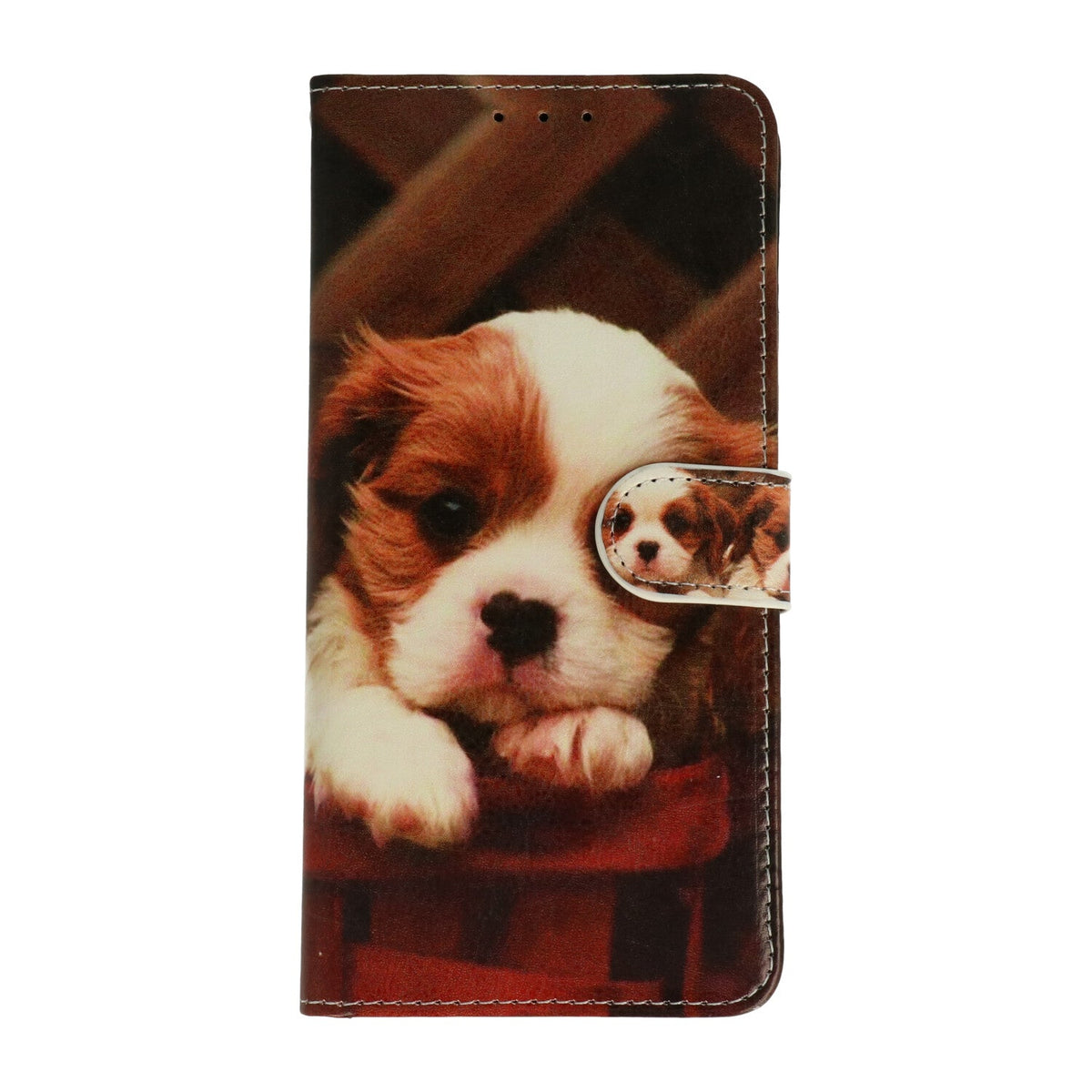 Samsung Galaxy A13 4G Hoesje - Puppy - Print Bookcase
