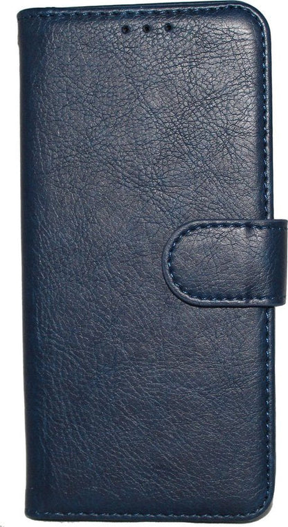 Apple iPhone Xs Max Hoesje - Blauw - Luxe Bookcase