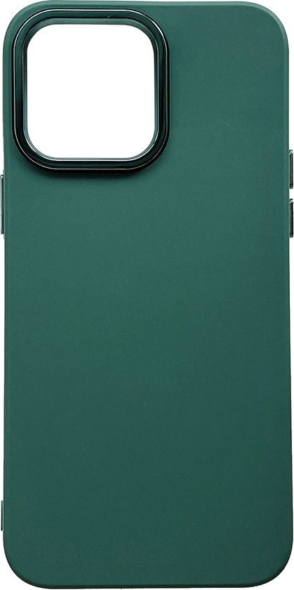 Apple iPhone 14 Pro Hoesje - Groen - Siliconen Back Cover