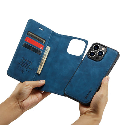 Apple iPhone 15 Pro Max Hoesje - Navy Blue - 2 in 1 Bookcase