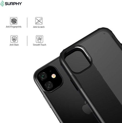 Apple iPhone 11 Case - Black - Anti-Slip Back Cover