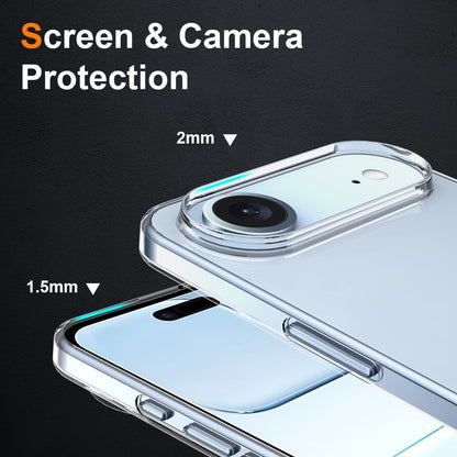 Coque iPhone 17 Air - Transparente - Étui arrière en silicone