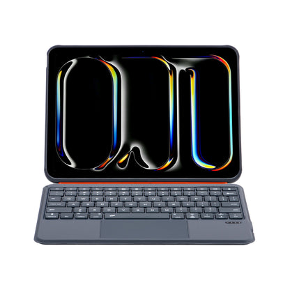 iPad 11 inch (2025) - Grijs - Split Keyboard Case met Touchpad + Verlichting