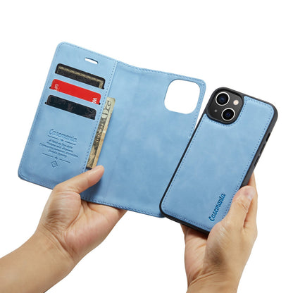 Apple iPhone 15 Plus Hoesje - Sky Blue - 2 in 1 Bookcase