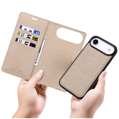 Apple iPhone Air Hoesje - Soft Beige - 2 in 1 MagSafe Bookcase