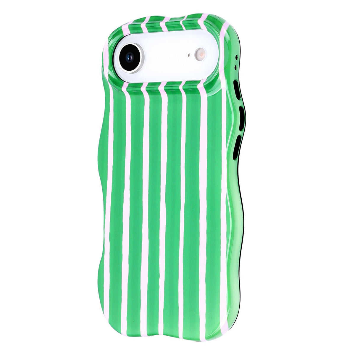 Apple iPhone Air Hoesje - Groen - Wave Edge Back Cover