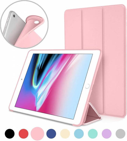 Apple iPad 6 9.7 (2018) Tablethoes - rose goud - Draaibare Bookcase