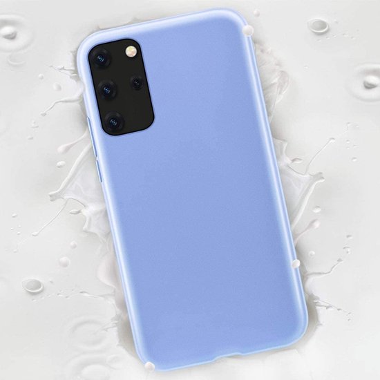 Samsung Galaxy S20 Plus Hoesje - Blauw - Siliconen Back Cover